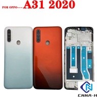 For Oppo A31 2020 Back Housing +Frame Front Middle Frame Battery Cover
