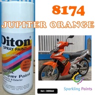 Pilox Diton Jupiter Orange 8174 300ml Orange Orange Color Yamaha Metallic Motorcycle Car