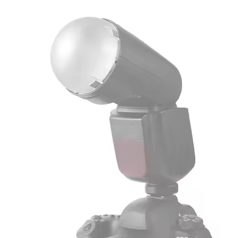 AK-R11 Dome Diffuser Replacement for Godox V1 Pro V100 AD100Pro Round-Head Flash/AD200/AD200Pro/for 