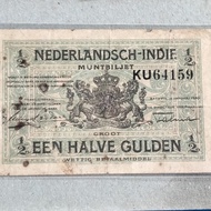 uang kuno kertas thn 1920