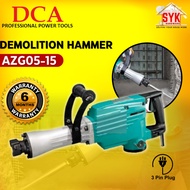 SYK DCA AZG05-15 Electric Demolition Percussion Hammer Machine Breaker Hacker Mesin Pecah Batu Konkr