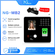 NGTeco Biometric Facial Fingerprint Attendance Machine Thumbprint Attendance With WiFi NGTeco Time A