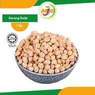 Ez Bizy Kacang Kuda / Chickpeas ( RAW )  - 1kg Nuts Kacang Putih Kacang Kuda Mentah 鹰嘴豆