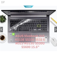 15.6" Laptop Keyboard Case for ASUS Vivobook S15 K513E S533E S533 E M513 M513U S530U S5600 Silicone 