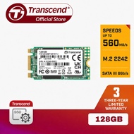 Transcend MTS570T M.2 SATA SSD 2242 SATA III 6Gb/s 3D NAND DRAM Cache ( 128GB )