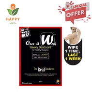 ONCE A WEEK DEODORANT 1'S / 3'S