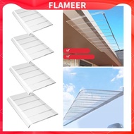 [FlameerMY] Window Canopy PC Clear No Brackets Window Awning Outdoor Patio Awning Canopy for