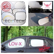 LOV-C Car Sunshade Super Value Set 4 Sides 6 Pieces