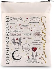 VAMSII Cassian ACOTAR Merch Cassian Fandom Book Sleeve Rhysand Azriel Cassian Inspired Gift SJM Book