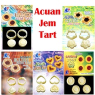 Acuan Kuih Jem Tart Nanas Bunga Acuan Kuih Tat Tart Bunga Bulat Biskut Raya/ Biskut Cutter