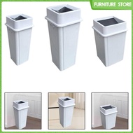 [Wishshopeelxj] Square Trash Can Kitchen Trash Can Lightweight Large Capacity Tall Sturdy Garbage Co