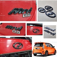 perodua myvi ezi 2005-2010 car rear logo emblem pnp cover accessories skhongauto