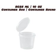 SG READY STOCK | SC25ML 10Z Sauce Container Sos container Round Container With Lid