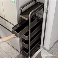 Small Trolley Seam Multi-Layer Pull Kitchen Can Store Narrow Things Super Narrow Household Gap Floor