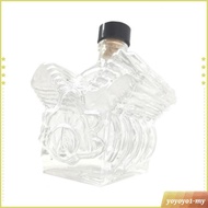 [Acituna] Whiskey Bottle Transparent Living Room with Stopper for Vodka Scotch Liquor