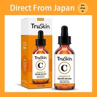 【Direct from Japan】 TruSkin Vitamin C Serum (For Face) - Skin tone and eye serum - Vitamin C, Hyaluronic Acid, Vitamin E, 30ml