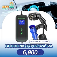 Electric Car Charger GOODLINK 32A/7KW Type 2 Plug Head 5 Meter Long Cable Can Be Amp Built-In B Brea