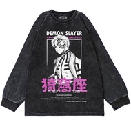 Patternmerch "anime demon slayer akaza" Oversize T-Shirt | Oversized Longsleeve | Washing tee | T-sh