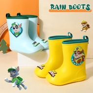 Paw Patrol Children Boots Girls Boys Cartoon Rainboots Antiskid Rain Boot Waterproof Shoes