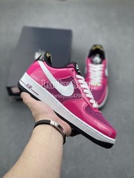 全新🌸Nike Air Force 1 亮粉紫配色 漆皮 舒適休閒板鞋