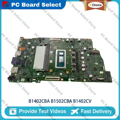 B1402CBA Laptop Motherboard For ASUS ExpertBook B1402C B1402CBA B1502CBA Notebook Mainboard With 12t