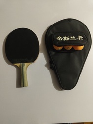 乒乓球拍（附送2面butterfly膠片！）&Deslanka乒乓球拍收納套