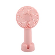 共田F27 迷你手提風扇 - 粉紅色 | 持可站立芭蕉扇小風扇