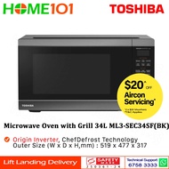 Toshiba Convection Microwave Oven with Grill 34L ML3-SEC34SF(BK)