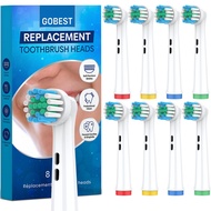 Replacement Toothbrush Heads Compatible with Oral-B Braun 8 Pack Professional Electric Toothbrush He