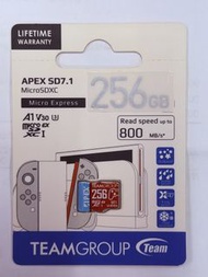 TEAMGROUP APEX SD7.1 MicroSDXC 256GB 記憶卡
