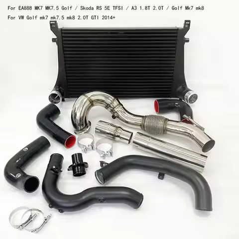 Intercooler Charge Pipe Downpipe For EA888 MK7 MK7.5 /Skoda RS 5E TFSI / A3 1.8T 2.0T Golf Mk7 mk8 G