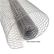 WHOLESALE 1 Roll of Hexagonal Chicken and Rabbit Cage Wire 1/ 2" Inch x 90 Cm / Wire Mesh Galvanized
