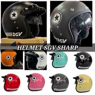 HELMET SGV STAR TURQUOISE PINK RED BLACK MATT BLACK MATT GREY PINK MODERN GREY YELLOW VISOR BOGO SMO