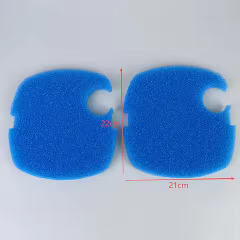 Hot 2/4Pcs Blue White Aquarium Filter Pad Sponge Foam Cotton Fit For SUNSUN GRECH Canister 304AB/404