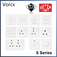 UMS 6 Series Switches and Socket Outlet