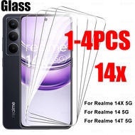 1-4Pcs Tempered Glass For Realme 14x 5G Screen Protector Realmy 14T Realme14 Realme14 14x Clear Prot