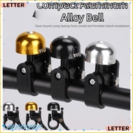 LETTER Bicycle Electronic Horn, Warning Function Aluminum Alloy Cycling Handlebar Bell Ring, Alarm S