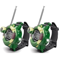 Walkie Talkies Watch, Spy Watch Army Toys for Kids Age 8-12, 7 in 1 Digital Watch Walkie Talkies wit
