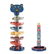 [Hi-toys] Five-In-One Morandi Color Cute Animal Rings/Zhuanzhuanle/Stacking Music/Track Skating Ball