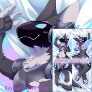 Anime Protogen Furry ปลอกหมอนร่างกายขนาดพิมพ์สองด้าน