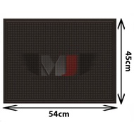 100% made in universal 45cmx54cm small roadgear car rubber floor mat 1pcs