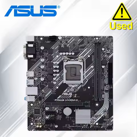 Asus PRIME H410M-K Original Desktop Intel H410 H410M DDR4 Motherboard LGA 1200 i7/i5/i3 USB3.0 M.2 S