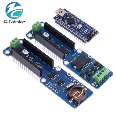 Data Logging Shield For Arduino Nano Logger Recorder Module 3.3V RTC Real Time Clock /Dual Channel M