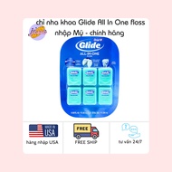 Tăm Chỉ nha khoa ORAL-B Glide Advanced Multi Protection Floss Clear Mint dài 44 mét nhập mỹ by Jesse