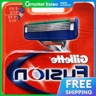 Gillette | อุปกรณ์อาบน้ำ มีดโกนหนวด ใบมีดโกน Gillette Fusion 4 ม้วน