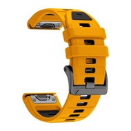 Quickfit Strap Compatible with Garmin Fenix 8 Amoled, Rugged Silicone Band for Garmin Fenix E 47MM G