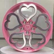 Mercedes Benz Rim Pink Metallic Heart Shaped Forged Rims Custom Wheels