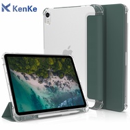 Ốp lưng kenke iPad Vỏ cứng mờ trong suốt gấp ba lần Có khe cắm bút chì (cạnh trái) cho iPad thế hệ t