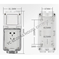 Waterproof Outdoor Plug 13A Storm Electrical Switched Socket (Ready Stock in Malaysia)