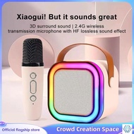 Karaoke speaker with 2 mic Bluetooth speaker with microphone 3D Stereo Amplifier party